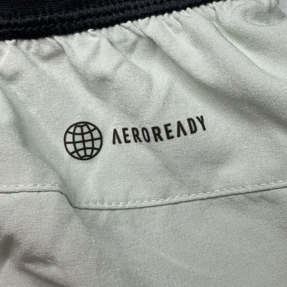 Adidas Mens Aeroready Athletic Shorts Sage Green Large